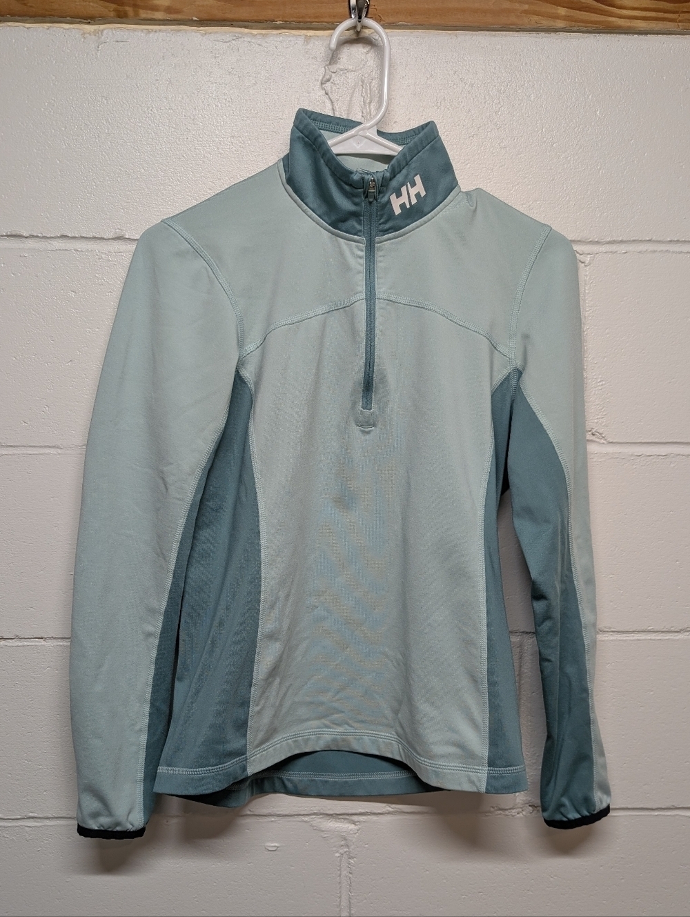 Helly Hansen 1/4 Zip Green Phantom Pullover (Women's Small)